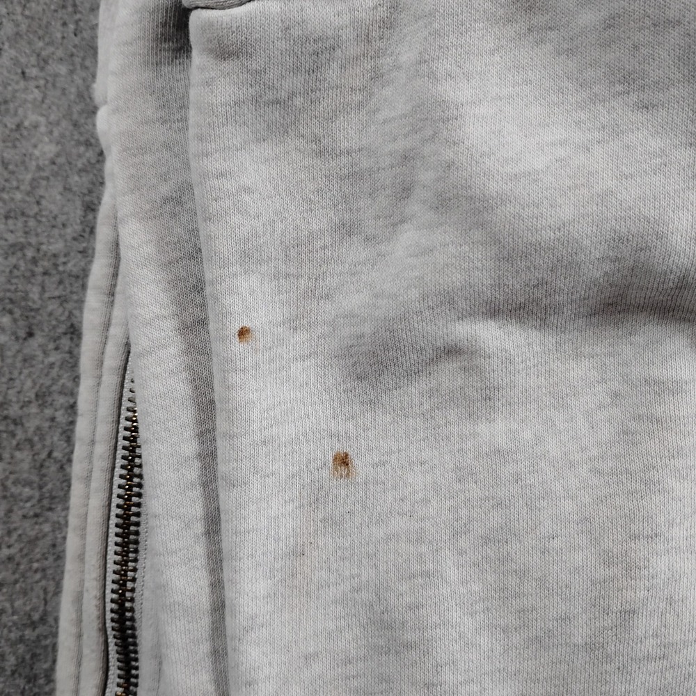 Vuori Womens Restore Hoodie VW251 Full Zip Gray Distressed Athleisure Medium - Picture 11 of 12